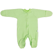 Комбинезон Папитто с з/ручками интерлок однотонный И37-523н салатовый 46