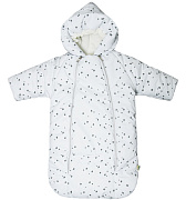 Конверт-комбинезон Сонный Гномик Айс со звездочками ЧЗ 933/0 белый