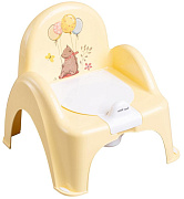 Детский горшок-стульчик Tega Baby Лесная сказка антискользящий желтый
