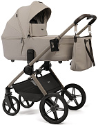 Детская коляска Peppy Monaco Thermo 2 в 1 Latte (бежевый), рама бежевая
