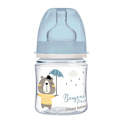 Бутылочка для кормления Canpol Babies Bonjour Paris c широким горлом 120 мл 35/231 голубой