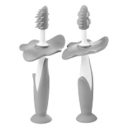 Набор Roxy-Kids зубная щетка и массажер RTB-007 серый