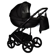 Детская коляска Indigo Tour Eco 2 в 1 Te06 черная кожа