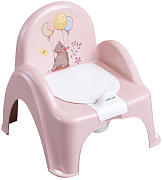 Детский горшок-стульчик Tega Baby Лесная сказка антискользящий розовый