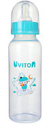 Бутылочка Uviton стандартное горлышко 250 мл мятный