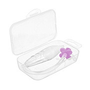 Аспиратор назальный Roxy-Kids с мягким наконечником в футляре RND-27-116ML сиреневый