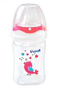Бутылочка Uviton с широким горлышком 150 мл розовый