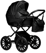 Детская коляска Indigo Special Plus 2 в 1 Is03 черная кожа