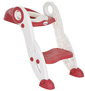 Детское сиденье для унитаза Pituso с лесенкой и ручками FG366B Красный