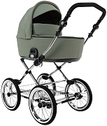 Детская коляска люлька Roan Bass Next Classic d14 2.0 1 в 1 BSNC/102/1 Sage Green/Black/руч.Black