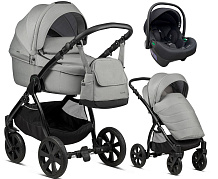 Детская коляска Noordi Fjordi 3 в 1 с автокреслом Terra Edusky Black 1132814/1302814 Grey