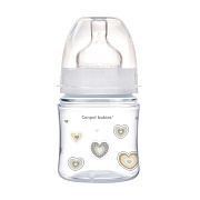 Бутылочка для кормления Canpol Babies Newborn Baby c широким горлом 120 мл, 0+ 35/216 бежевый