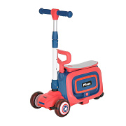 Трехколесный самокат Pituso HD-8814B 3 в 1 Red/Красный