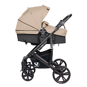 Коляска-трансформер Sweet Baby Comfort Black Black Beige