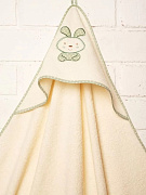 Махровая пеленка с уголком Lappetti Летняя история зеленый