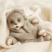 Игрушка Magic Manufactory коллекция Magic Pets Кот 19 см серый