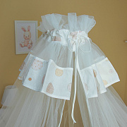 Балдахин Vikalex Мишкина Компания пузырьки бежевый