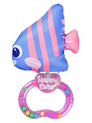 Погремушка Uviton Sea friends 0605 лиловая рыбка