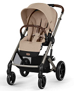 Прогулочная коляска Cybex Balios S Lux TPE 2025 Almond Beige с дождевиком