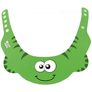 Детский защитный козырек Roxy-Kids для мытья головы зеленый (ящерка)