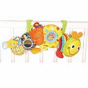 Мягкая игрушка Biba Toys Забавная гусеница 17х35 см GD156