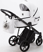 Детская коляска Adamex Porto Deluxe 2 в 1 PO-SA01 (БЕЛ.КОЖА)