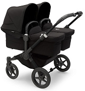 Коляска для двойни Bugaboo Donkey 5 Twin шасси Black Midnight Black-Midnight Black