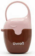 Футляр для пустышки Uviton Elephant 0638 бежевый/пудра