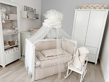 Балдахин Lepre в детскую кроватку слоновая кость
