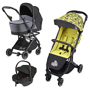 Детская коляска Anex Air-X Travel Cot Cosmo 3 в 1 woo/black/black