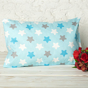 Наволочка AmaroBaby 40х60 см поплин прянички голубой