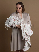 Конверт на выписку НаследникЪ Выжанова Розы плед с поясом 95х95