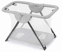 Детский манеж CAM Brevettato 265 серый с кроликом