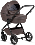 Детская коляска Tutis Uno 6 Plus Leather collection 2 в 1 1602177 Cioccolata