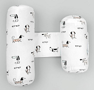 Валик-позиционер Amarobaby Nature Anatomy для боковой поддержки с лузгой гречихи собачки