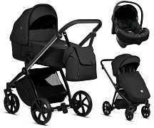 Детская коляска Tutis Mio 3 Plus Essential Black 3 в 1 с автокреслом Elo Lux EduSky Black 060 Obsidian