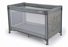 Детский манеж-кровать Cam Sonno 265 серый с кроликом