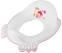 Накладка на унитаз Малышарики с декором 431336805 розовый