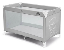Детский манеж-кровать Cam Sonno 247 серый с мишкой