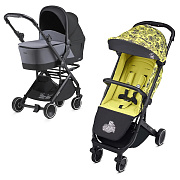 Детская коляска Anex Air-X Travel Cot 2 в 1 woo/black