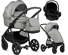 Детская коляска Noordi Fjordi 3 в 1 с автокреслом Terra Black 1132814 Grey