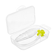 Аспиратор назальный Roxy-Kids с мягким наконечником в футляре RND-27-116M зелёный