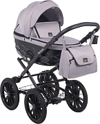 Детская коляска Adamex Chantal Retro 3 в 1 C202 (св.серый )