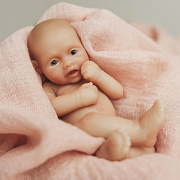 Кукла из силикона Magic Manufactory коллекция Magic baby 19 см девочка,бежевый