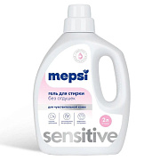 Гель для стирки Mepsi Sensitive гипоаллергенный без запаха, 2000 мл