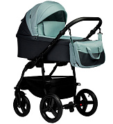 Детская коляска Indigo Impulse Eco 2 в 1 Ie07 серая кожа/шалфей