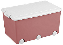 Контейнер Tega Baby многофункциональный (6 колесиков) 50 л PW-001-123 Пыльная роза