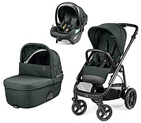 Коляска Peg Perego Veloce TC Brio Culla Belvedere Lounge 3 в 1 Metal