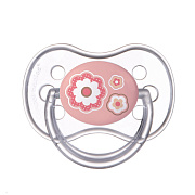 Пустышка силиконовая Canpol babies Newborn baby симметричная 0-6 мес 22/580 розовый