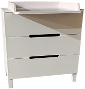 Детский пеленальный комод Антел Nezabudka белый